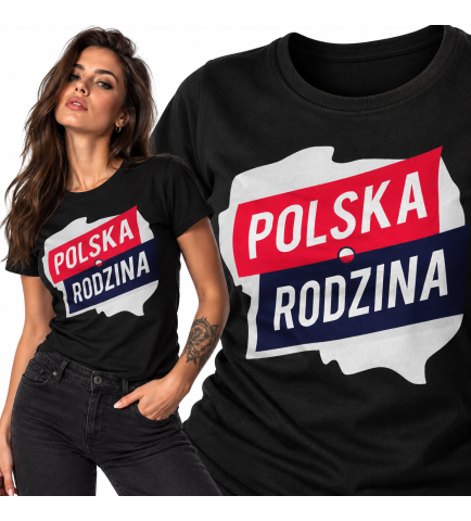 Koszulka damska Polska Rodzina